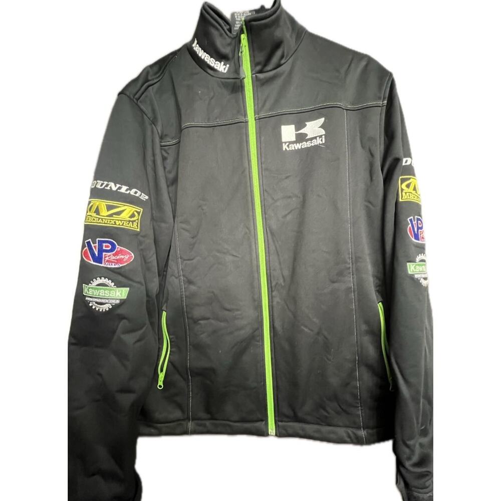 Kawasaki k tech racing jacket size large